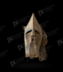Songye Kifwebe-Style Mask with Fiber Beard