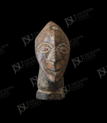 Luba-Style Sculptural Head or Figure Fragment