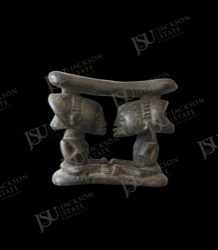 Luba-Style Anthropomorphic Headrest