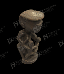 Luba-Style Maternity Figure