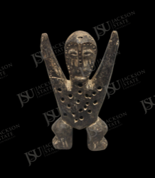 Lega Bwami-Style Figure with Raised Arms