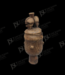 Luba-Style Lidded Ceremonial Container
