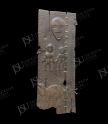 Songye- or Luba-Songye-Style Carved Figural Panel