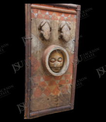 Kuba or Bushoong-Style Ceremonial Panel or Shield