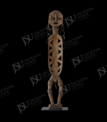 Teke-Style Standing Figure with Openwork Torso