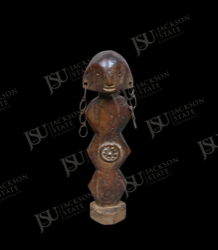 Teke- or Kongo-Style Power Figure with Abdominal Charge