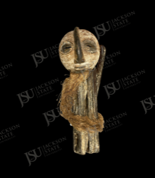 Lega-Style Small Mask or Maskette with Raffia Beard