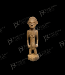 Baule-Style Standing Female Figure