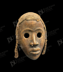 Dan-Style Face Mask with Fiber Coiffure