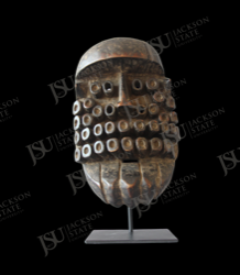 Cowrie-Decorated Helmet Mask or Headdress
