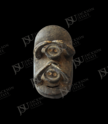 Grebo- or Kru-Style Face Mask with Projecting Circular Eyes