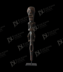Figural Staff or Handle with Openwork Body