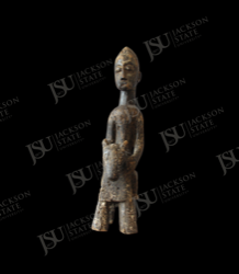 Standing Female Figure with Encrusted Surface
